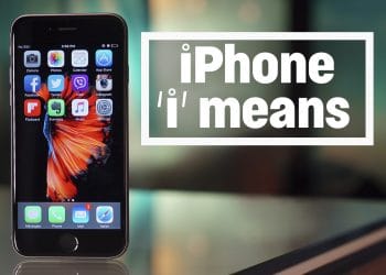 What does ‘i’ mean at the beginning of the iPhone name?